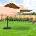 Garden Winds Replacement Canopy Top for Hampton Bay Solar Offset Umbrella   